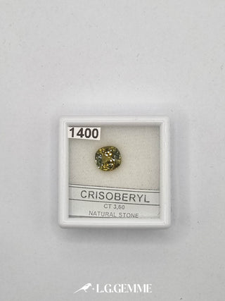 crisoberillo 3.60ct verde rotondo