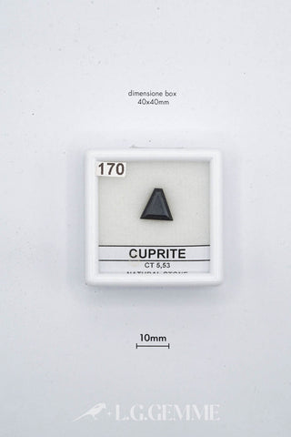 cuprite 5.53ct nero triangolare