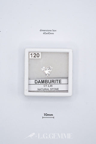 dambrunite 2.46ct trasparente forma libera