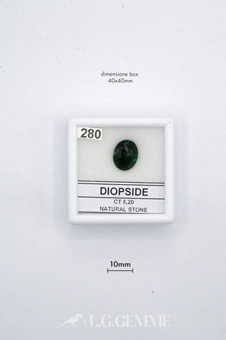 diopside 5.20ct verde ovale