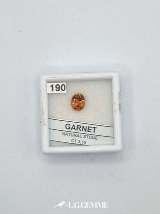 granato 2.10ct arancione ovale