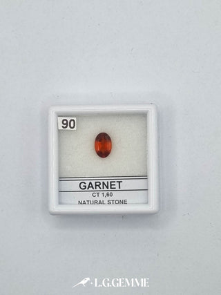 granato 1.60ct rosso ovale