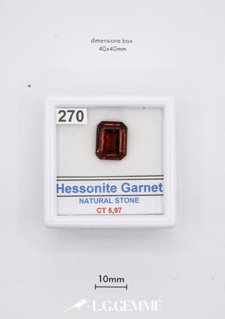 Granato 5,97 carati Emerald gemma preziosa