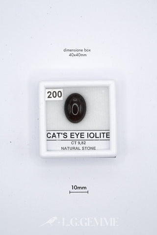 iolite 9.82ct blu ovale