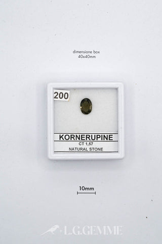 kornerupina 1.57ct verde ovale