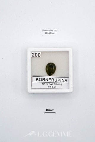 kornerupina 5.03ct verde pera