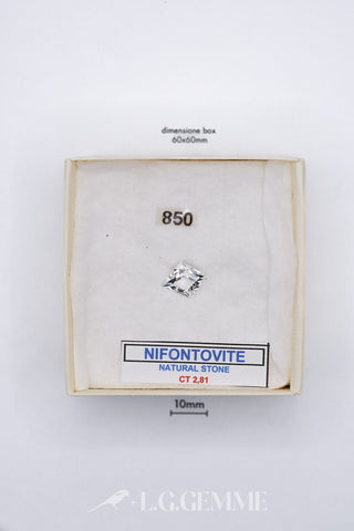 Nifontovite 2,81 carati Cuscino gemma preziosa