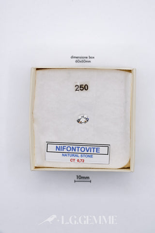 Nifontovite 0,72 carati Tonda gemma preziosa