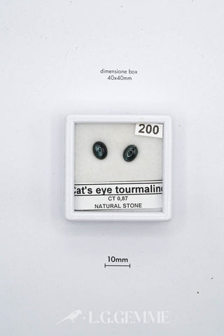 tormalina 0.87ct verde ovale