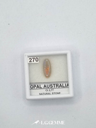 opale 2.77ct arancione marquise