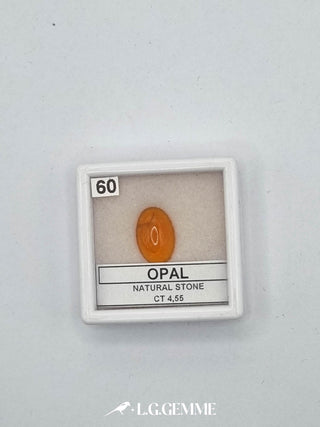 opale 4.55ct arancione ovale