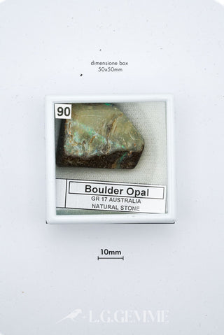 opale 0.00ct multicolore ovale