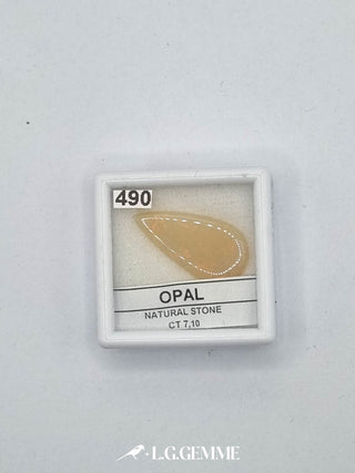 opale 7.10ct giallo goccia