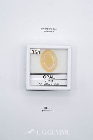opale 9.31ct giallo ovale