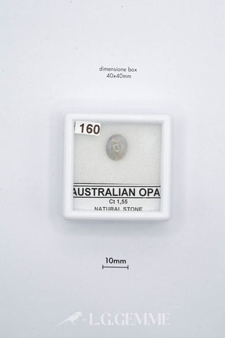 opale 1.55ct multicolore ovale