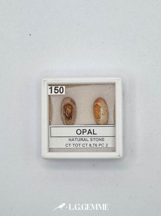 opale 8.76ct multicolore ovale
