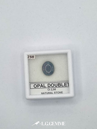 opale 2.98ct multicolore rotondo