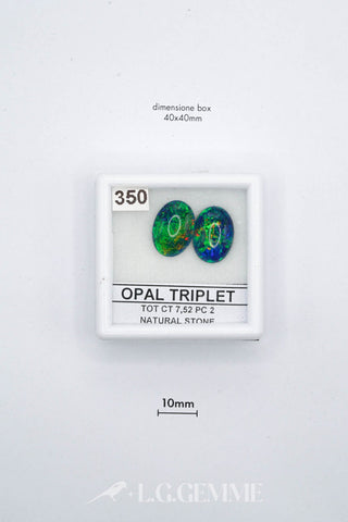 opale 7.52ct verde ovale
