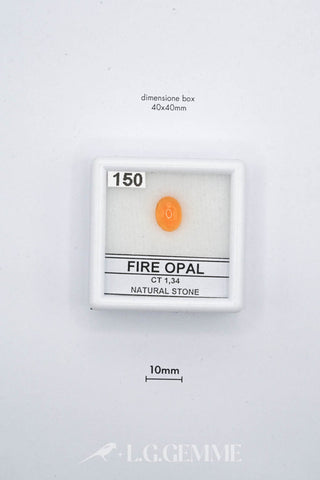 opale 1.34ct arancione ovale
