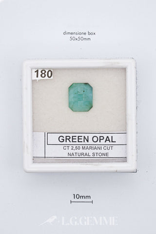 Opale Verde 2,50 carati Ottagonale gemma preziosa