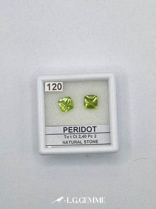 peridoto 2.40ct verde quadrato