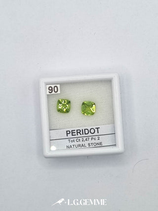 peridoto 2.47ct verde quadrato