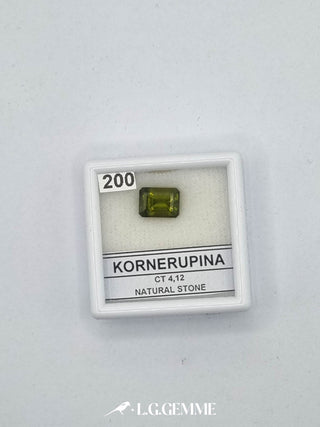 peridoto 4.12ct verde rettangolare