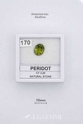 Peridoto 3,20 carati Ovale gemma preziosa