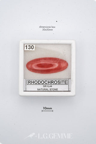 rodocrosite 2.00ct rosa ovale