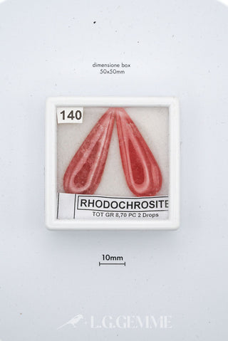 rodocrosite 5.00ct rosa goccia