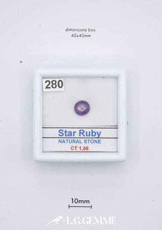 Rubino 1,56 carati Cabochon gemma preziosa