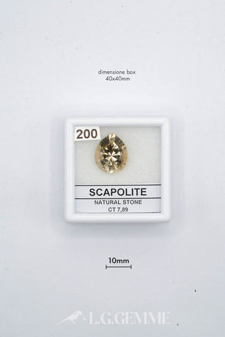 scapolite 7.89ct giallo pera