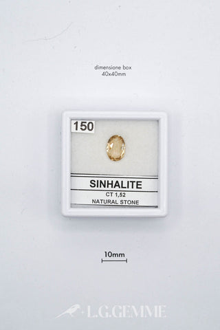 sinhalite 1.52ct giallo ovale