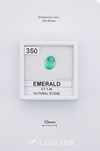 Smeraldo 1,46 carati Ovale gemma preziosa