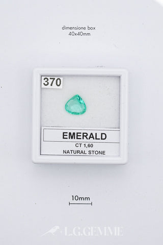 Smeraldo 1,60 carati Pera gemma preziosa