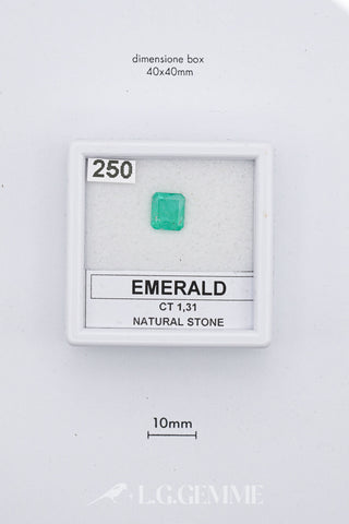 Smeraldo 1,31 carati Smeraldo gemma preziosa