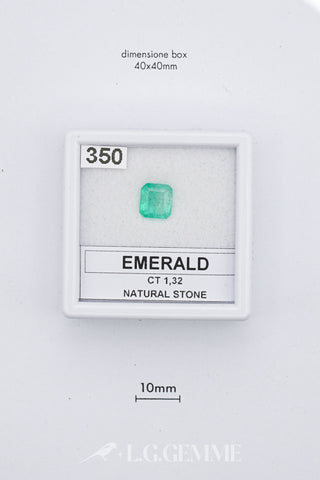 Smeraldo 1,32 carati Smeraldo gemma preziosa