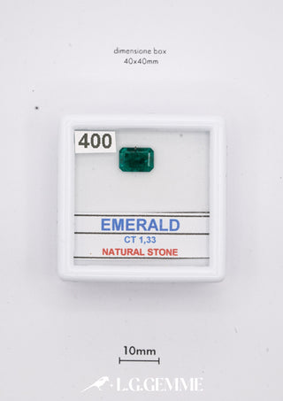 Smeraldo 1,33 carati Smeraldo gemma preziosa