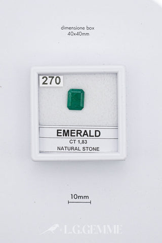 Smeraldo 1,83 carati Smeraldo gemma preziosa