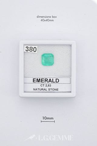 Smeraldo 2,83 carati Smeraldo gemma preziosa