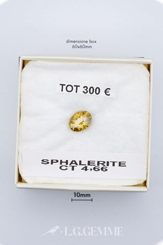 Sphalerite 4,66 carati Ovale gemma preziosa