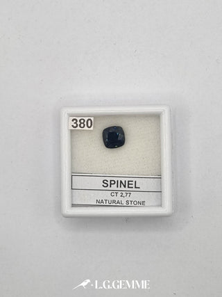 spinello 2.77ct blu quadrato