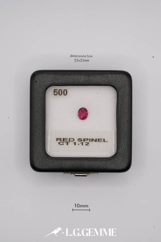 Spinello Rosso 1,12 carati Ovale gemma preziosa