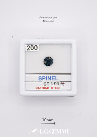 Spinello 1,04 carati Tonda gemma preziosa
