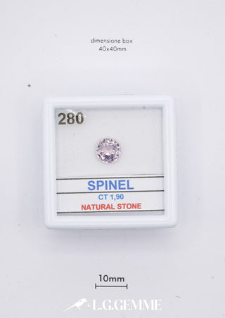 Spinello 1,90 carati Tonda gemma preziosa