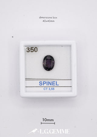 Spinello 3,55 carati Ovale gemma preziosa