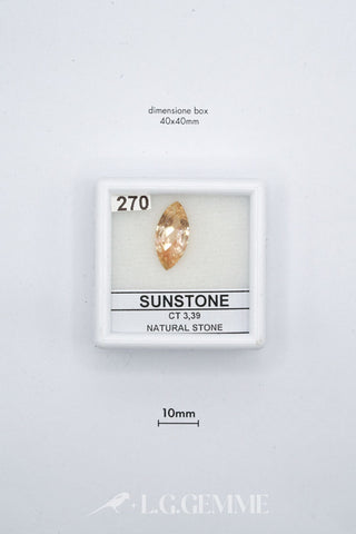 soleggiato 3.39ct arancione marquise