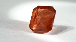 Pietra del Sole (Sunstone) arancione rettangolare 17,96CT