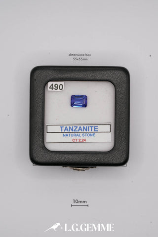 Tanzanite 2,24 carati Cuscino gemma preziosa