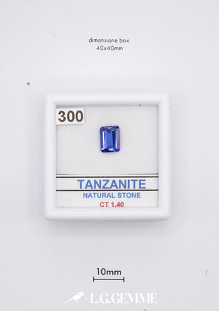 Tanzanite 1,40 carati Cuscino gemma preziosa